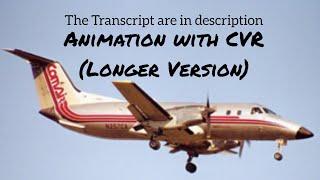 Comair Flight 3272 Crash || Animation with CVR. (Subtitles/CC On)