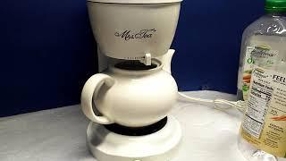 Mrs Tea by Mr Coffee White Automatic Hot Tea Maker 6 Cup