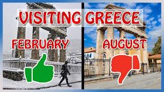 BEST TIME to visit GREECE (Comparing High / Low / Shoulder Season)