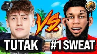 TUTAK vs *NEW* #1 RANKED SWEAT - $1000 WAGER NBA 2K25! (MUST WATCH)