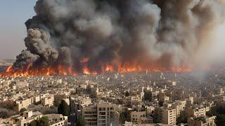2 minutes ago! Terrible tragedy in Israel! Residential areas are engulfed in flames