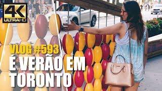 O QUE FAZER EM TORONTO: Verão na King Street West | DAILY VLOG #593 (SONY A6300)