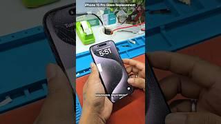 iPhone 15 Pro Max Broken Display Glass Replacement || QASWA TELECOM