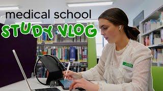 MEDICAL STUDENT STUDY ROUTINE ON PLACEMENT | exam season study motivation vlog