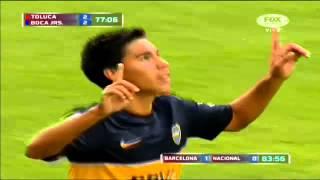 Boca 2 - Toluca 2 Golazo de Pol Fernández / Copa Libertadores 2013