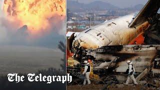 South Korea plane crash: Passenger jet smashes through wall, killing 179