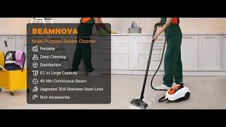 BEAMNOVA Steam Cleaner Electric Household Steamer High Pressure Multipurpose Cleaning Machine