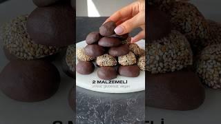 2 malzemeli kurabiyeunsuz, Vegan, glutensiz, ketojenik  #sağlıklı