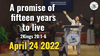 A Promise Of Fifteen Years To Live | APS PDF Hope Missions International