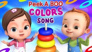 Peek A Boo - Colors Song | Videogyan 3d Rhymes | Baby Ronnie Rhymes | Nursery Rhymes & Kids Songs