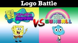 SpongeBob SquarePants VS The Amazing World of Gumball - Logo Battle