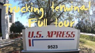 Full Truck terminal tour #usxpress  #variant  #trucking #18wheelers