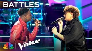 Austyns Stancil and Jose Luis' Awe-Inspiring Duet of Sam Smith's "Lay Me Down" | Voice Battles | NBC