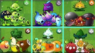 6 Team PEA x LAUNCH x SHADOW x ... Battlez - Who Will Win? - Pvz 2 Team Plant vs Team Plant