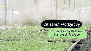 Citizens' Workgroup (Local Produce) Recap