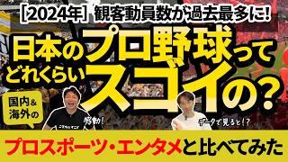 【神回】NPB観客動員数の史上最多を更新！野球はオワコン？格闘技やサッカーと数字で比較するととんでもない結果に？プロ野球は世界に誇るビッグコンテンツ