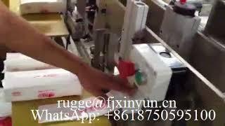 High speed two heads facial tissue paper plastic bag packing machine