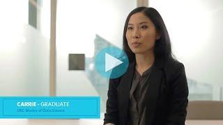 UBC Master of Data Science Vancouver Alumna - Carrie