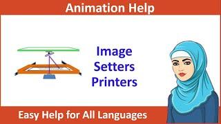 Imagesetter Printer Animation Video