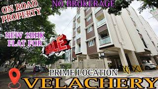 ID166VELACHERY ON ROAD NEW 2BHK FLAT FOR SALE#velacherry