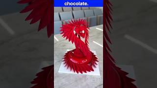 Chocolate art | how to chocolate art make in home easy  #shortvideo#chocolate #chocolatecake short