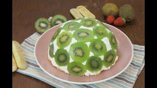 Zuccotto di kiwi: il dolce fresco e goloso per l'estate!