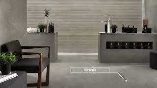 Klif White Porcelain Floor Tile Product Video