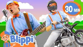 Blippi's Motorcycle Highway ️ | Blippi Songs | Educational Songs For Kids