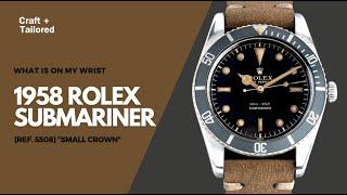 1958 Rolex Submariner Ref. 5508 "Small Crown"