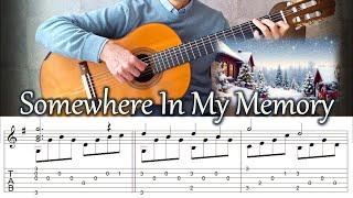 Somewhere In My Memory - Fingerstyle Guitar | TAB