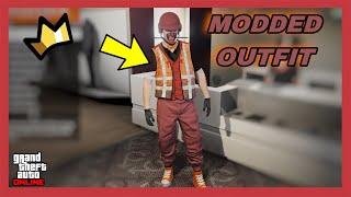 GTA 5 ONLINE - MALE MODDED RED JOGGERS TRASH VEST INVISIBLE SHOULDERS OUTFIT TUTORIAL