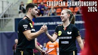 FULL MATCH | Patrick Franziska Annett Kaufmann vs Thor Christensen | 2024 European Championships