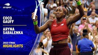 Coco Gauff vs. Aryna Sabalenka Highlights | 2023 US Open Final