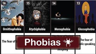 Top 100 Phobias That You Have at Least 3 of Them