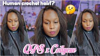 FINALLY! Human crochet hair for the WIN! ft. Coilycue 14in Pre-looped Yaki Straight Human hair