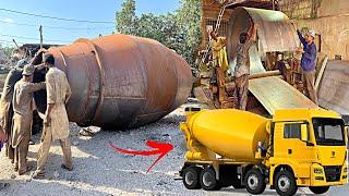 How These Fabricators Make A Concrete Mixer Truck Drum || How To Make concrete Mixer Machine |Part1|