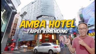 4⭐️ Ximending Street Food below Hotel!? SUPER COVENIENT!! Amba Hotel Taipei Taiwan 台北西門町意舍酒店 