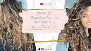 Step by Step tutorial for Naturally Wavy Curly Hair