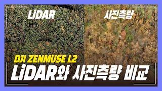 DJI Terra에서는 LiDAR 데이터 프로세싱이 평생 무료! LiDAR와 사진측량 L2의 놀라운 산림 맵핑