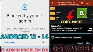 blocked by your it admin android, blocked by your it admin kaise hataye | can't use this folder |rtx