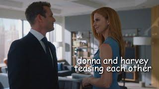 donna and harvey teasing each other for 6 minutes straight