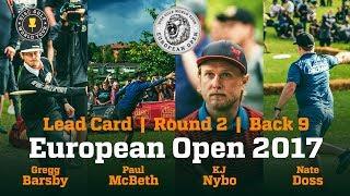 European Open 2017 Lead Card Round 2 Back 9