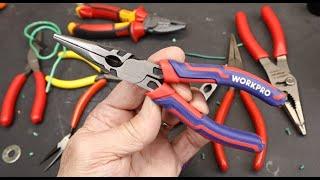 $9 WORKPRO Premium 6" Needle Nose! Pliers challenge the best. 21st Century manufacturing is superb!