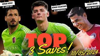 TOP 3 SAVES – ROMAN CELENTANO, ROMAN BURKI AND OSCAR USTARI (October 5, 2024)