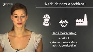 Der Arbeitsvertrag | Wissen für die Ausbildung | Prozubi.de