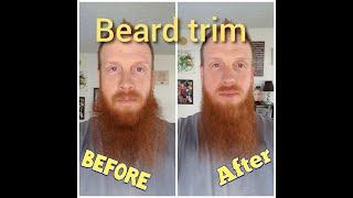 How I trim and maintain my beard // How I use Beard Oil