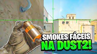 Smokes RAPIDAS e SIMPLES na DUST 2 no CS2!