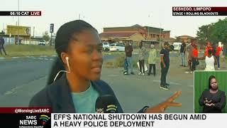 National Shutdown | Update from Limpopo