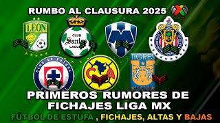  PRIMEROS RUMORES Y FICHAJES LIGA MX CLAUSURA 2025 | CÓDROVA FICHAJE DE CRUZ AZUL? NUEVO DT CHIVAS!