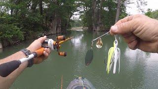 BIG Bass Love Spinnerbaits! The Guadalupe River has GIANTS! Can I find Them?